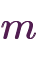 m